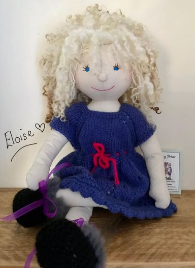 A Handmade Cloth doll by Kay Prior
